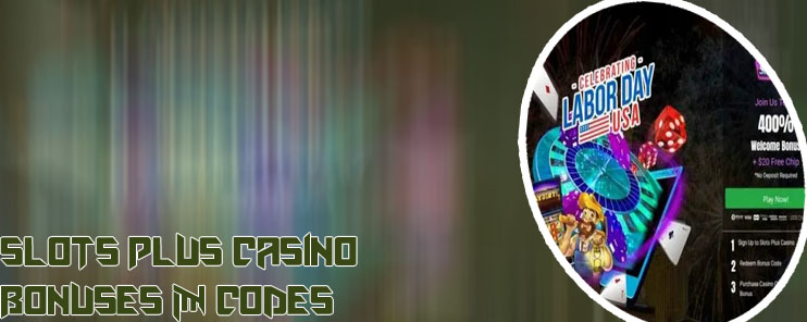 Slots plus bonus code